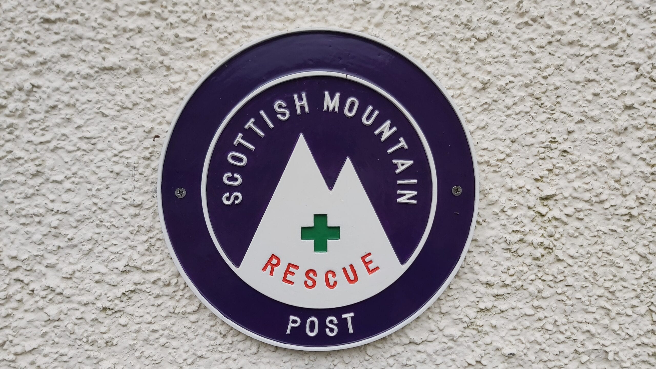 Scottish Mountain Rescue Post Logo